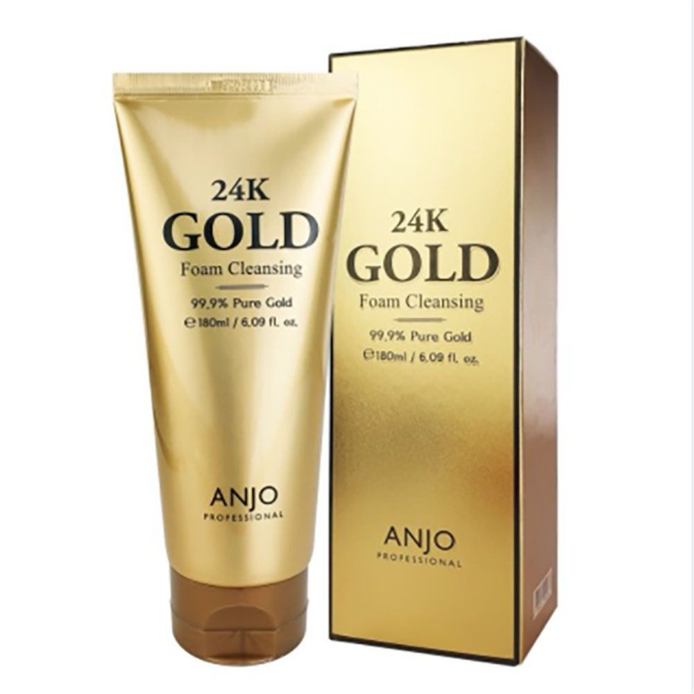 ANJO|24K Gold Cleansing foam| Korean skincare 180 ml| BNIB